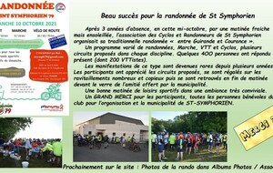 Rando ST-SYMPHORIEN 10/10/2021